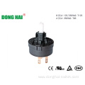 Round Rotary Switch Compact Size Black